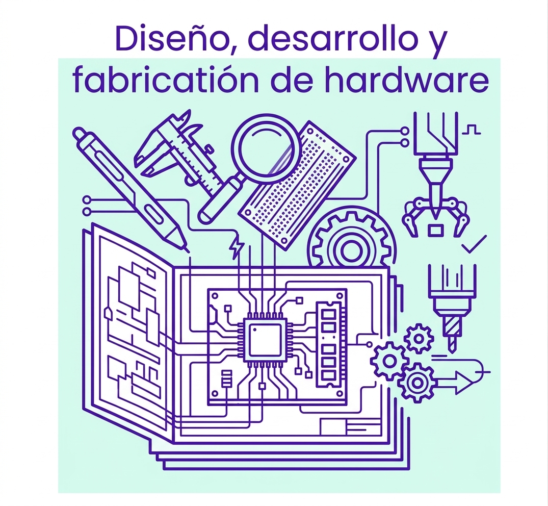 Diseño , desarrollo y fabriación de hardware   